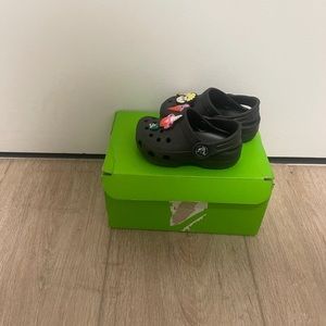 Size 4 Crocs. toddler . Gently used